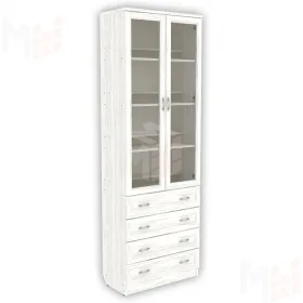 Шкаф для книг с ящиками 204