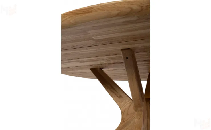 Стол деревянный из массива дуба Эмирель D110 Дуб светлый