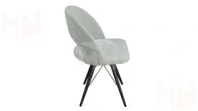 Стул Гэтсби К3 Черный муар, Велюр Confetti Silver