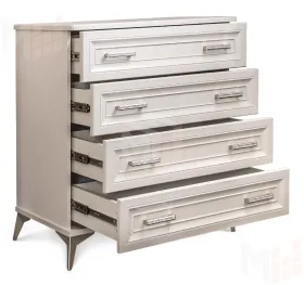 Комод Нонна 4 ящика мокко глянец