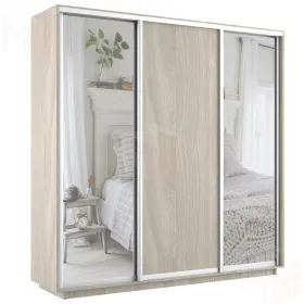 Шкаф-купе Экспресс трио 2 зеркала 1800 (ясень шимо)