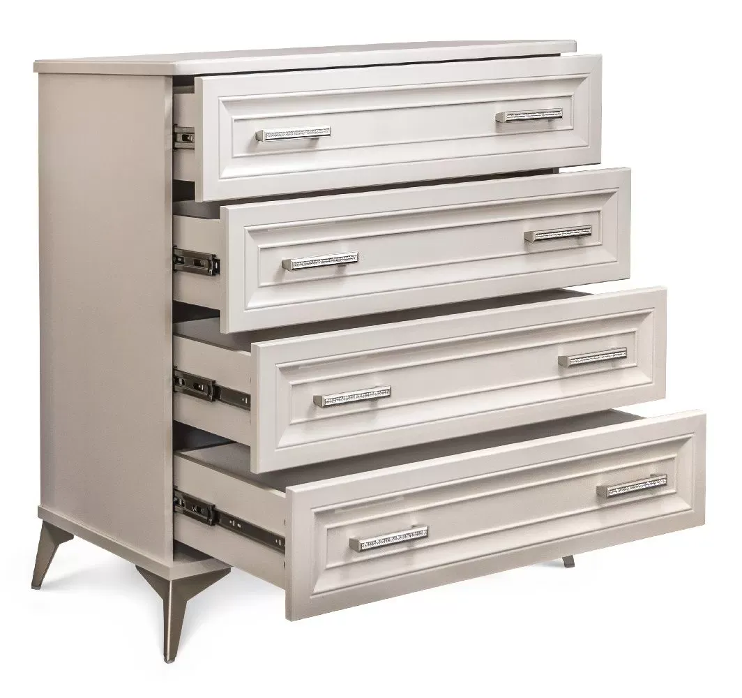 Комод Нонна 4 ящика мокко глянец