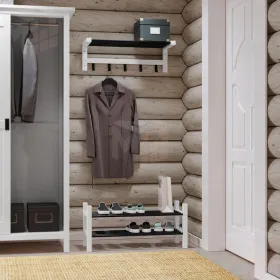 Полка навесная 79 «Кантри» арт.410555002300 /Белый лак/