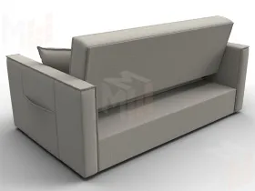 Диван прямой Лига-104 (140) ( Амур 02 бежевый )