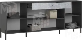 Комод Оливия (мрамор глянец) ножки металл