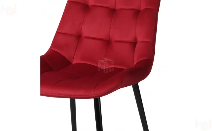 Полубарный стул Эйден Confetti bordo/черный