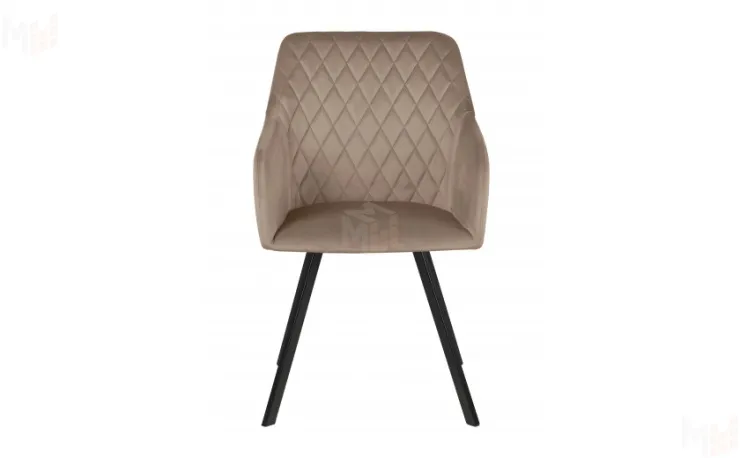 Кресло Барли Confetti latte/черный