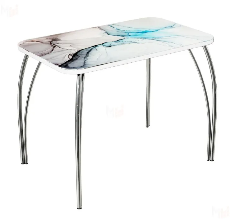 Стол прямоугольный с фотопечатью Текстура-1, ноги чайка