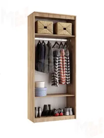 Шкаф Терра 2-х створчатый (сонома/белый)