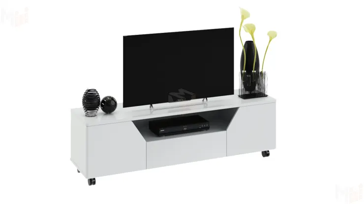 Тумба ТВ тип 4 Diamond (Белый глянец)