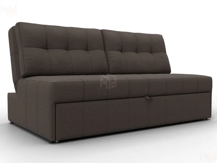 Диван прямой Лига-107 (160) ( Амур 05 коричневый )