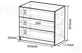 Серия детской мебели Пираты - комната №2