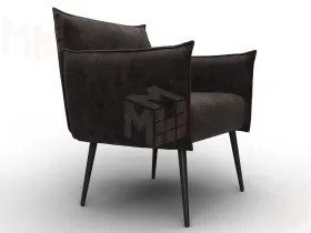 Кресло Лига-083 ( велюр BRUT 17 коричневый )