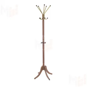 Вешалка напольная Leset Галант-3 (Орех)