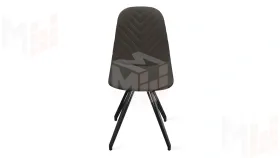 Стул Шерри К4 Черный муар, Велюр Confetti Stone