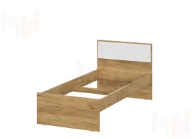 Кровать одинарная (0,9 x 2,0)  Милан Дуб Золотой