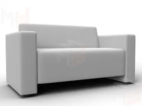 Диван прямой Лига-093 ( Белый )