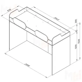 Верхняя кровать Дельта - 18.02
