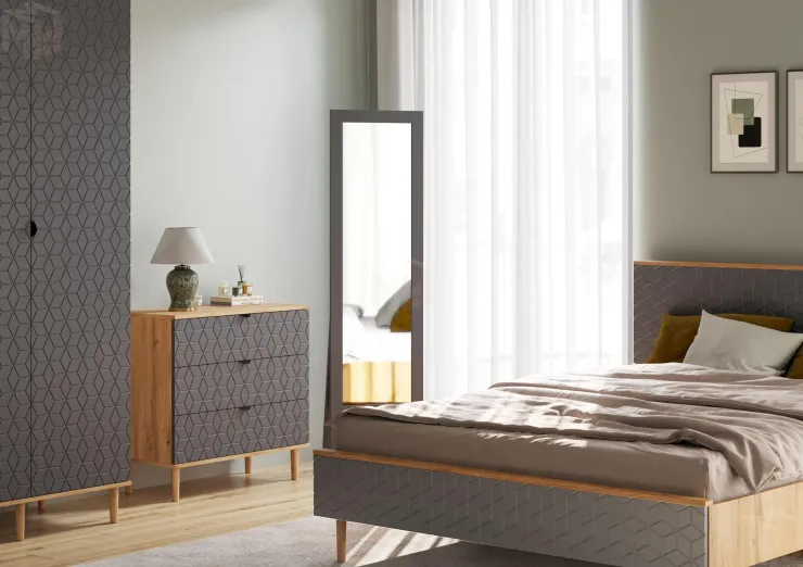 Зеркало напольное Калгари Графит