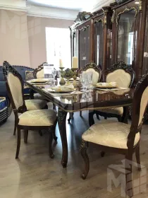 Столовая Джоконда корень дуба глянец