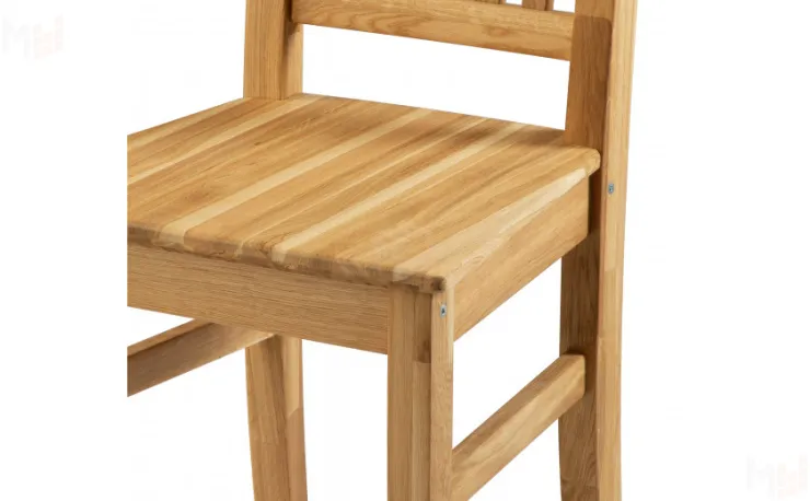 Стул деревянный из массива дуба Норланд Дуб светлый