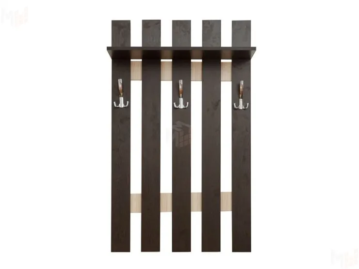 Вешалка Мини-Лайт МЛ-3 венге/ясень