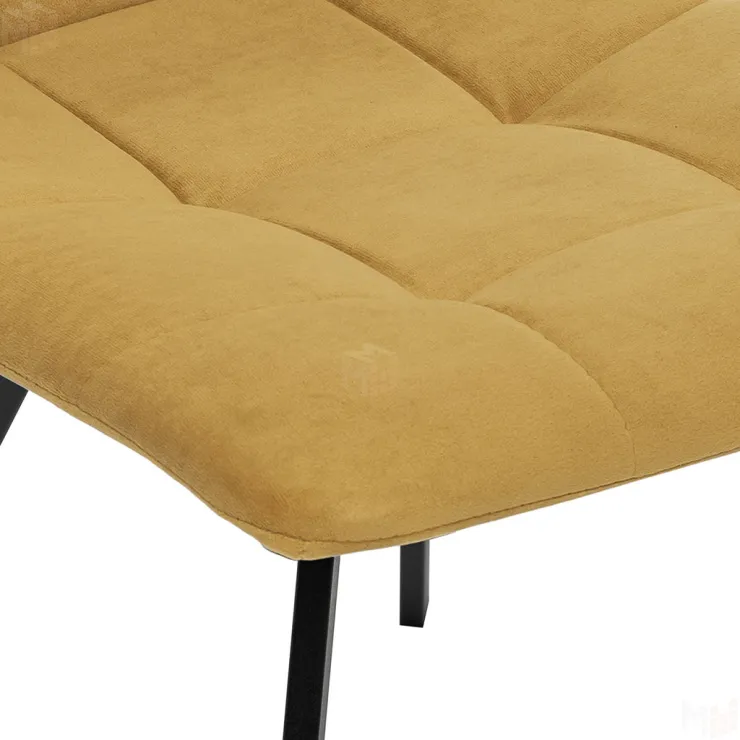 Стул Leset Скай Профиль Чёрный/Ultra Mustard