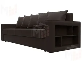 Диван прямой Дубай Лайт ( Коричневый )