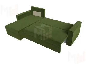 Угловой диван Траумберг Лайт левый угол (Зеленый)