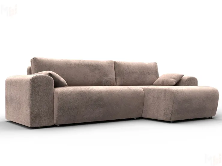 Диван угловой Лига-099 угол универсальный ( TOWER 05 бежевый )