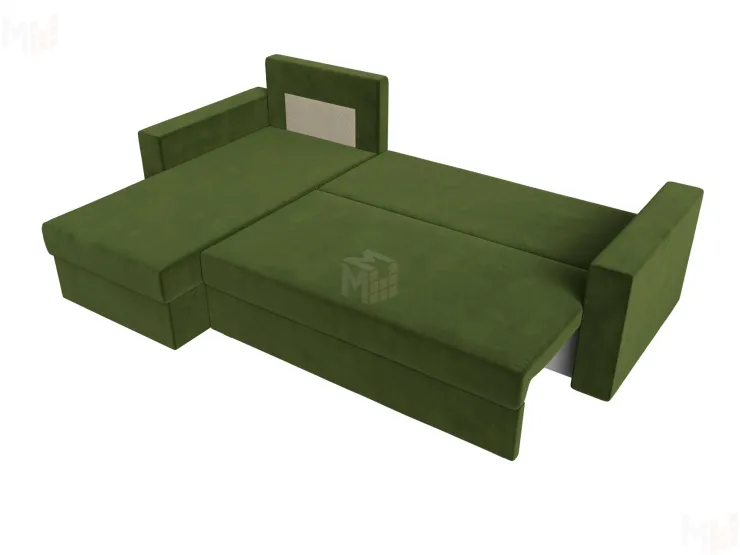 Угловой диван Траумберг Лайт левый угол (Зеленый)