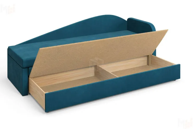 Диван Верди Правый синий