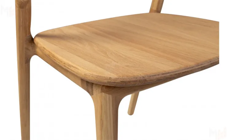 Стул деревянный из массива дуба Соул Дуб натуральный