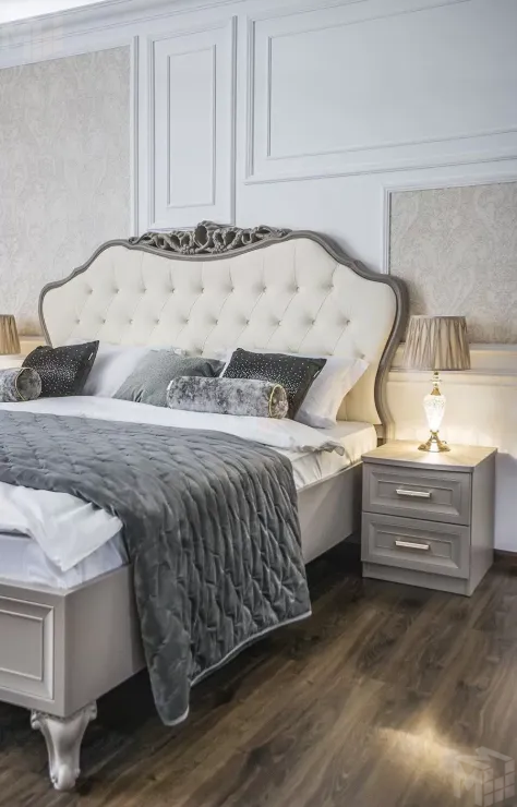 Тумба прикроватная Мокко серый камень