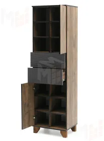 Пенал Копенгаген (дуб самдал/серый графит)