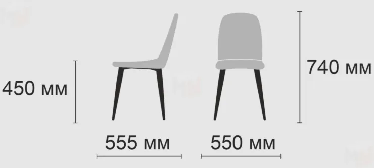 Стул Лилит SHE993/графит