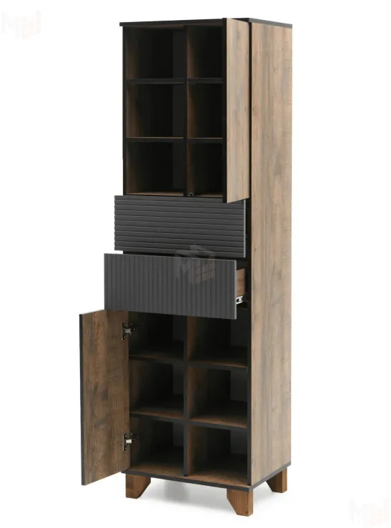 Пенал Копенгаген (дуб самдал/серый графит)