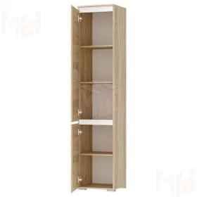 Пенал ГРЕТТА  2С  Дуб Крафт золотой - Белый