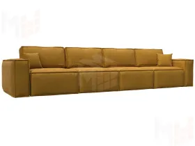 Диван прямой Лига-081 НПБ МегаЛонг ( BRUT 10 желтый )