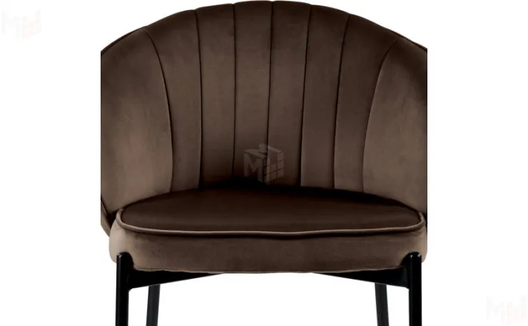 Полубарный стул Миэль coffee/черный