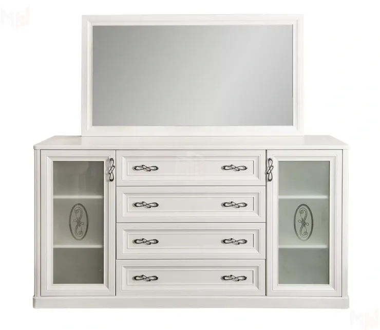 Комод Мишель белый матовый (гостиная)