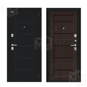 Входная металлическая дверь Борн Букле черное/Wenge Veralinga