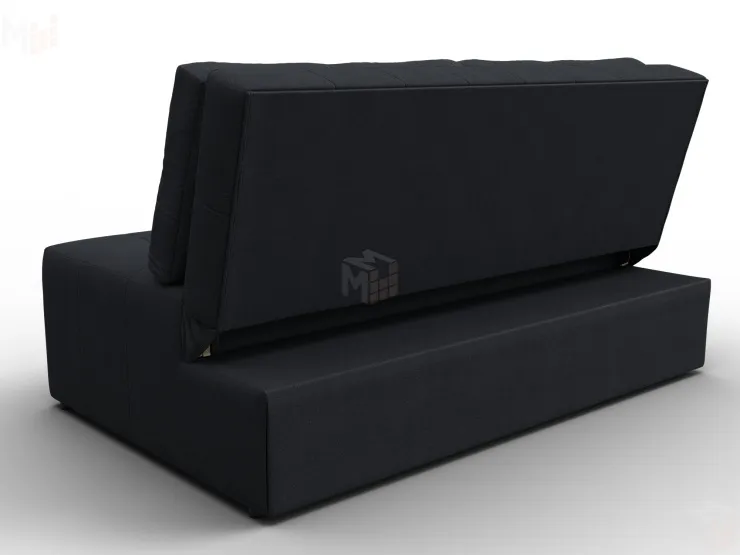 Диван прямой Лига-107 (140) ( JOLY 16 темно-серый )