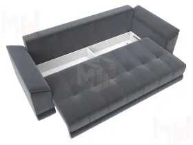 Диван прямой НордСтар НПБ ( SEVEN 17 серый )