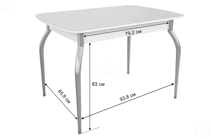 Стол обеденный раздвижной Танго Орхидея