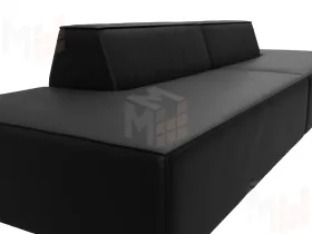 Диван прямой модульный Монс лофт ( GRIFON 18 черный )