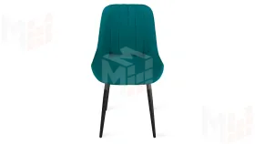 Стул Марвел  К1С Исп. 2 Черный муар Велюр Confetti Izumrud