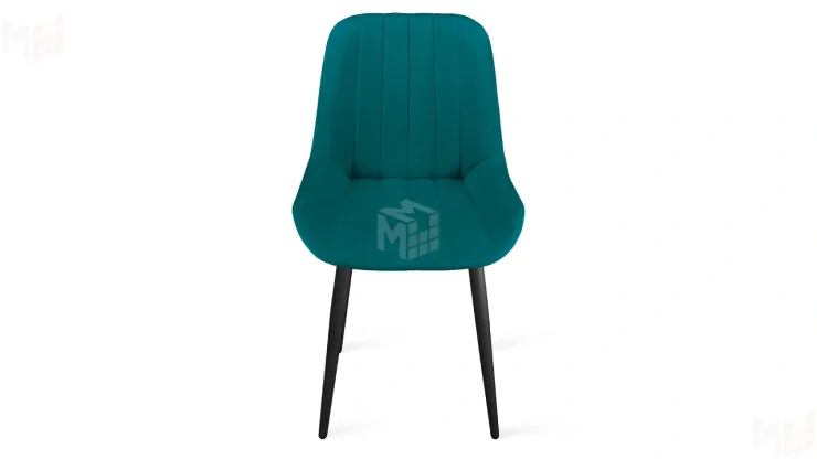 Стул Марвел  К1С Исп. 2 Черный муар Велюр Confetti Izumrud