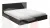 Кровать Копенгаген 1,6 (с настилом) (венге/черный матовый)