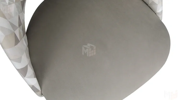 Стул Сириус тип 1 Белый матовый / тк. №122 / тк.120